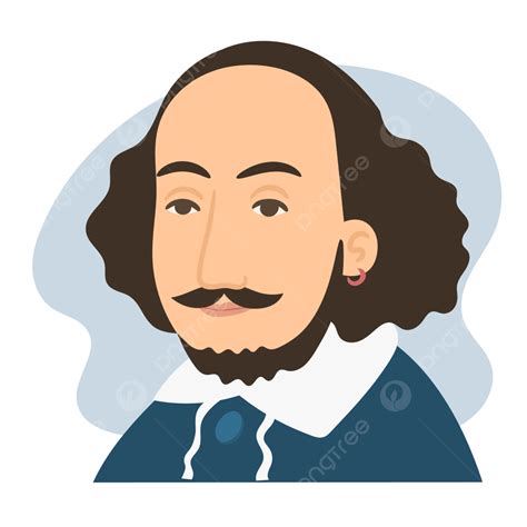 william shakespeare png vector